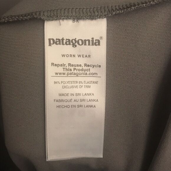 Patagonia Shirt Mens XXL Gray Hooded Long Sleeve Base Layer Hiking UPF 50 Surf - Picture 5 of 11